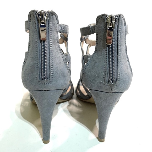 Kelly & Katie Talinia Caged Gray Sandals 6.5 - Picture 7 of 13